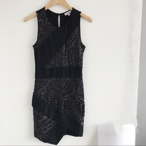 💛 SALE Guess Sleeveless Black Sequence Dress